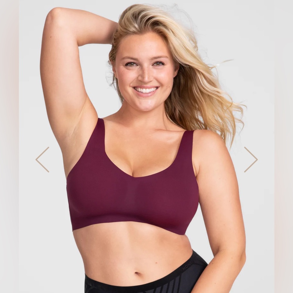 HONEYLOVE V-Neck Bra in Fig, size Large. Never worn, still in package!